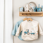 Bavoirs à manches avec poche - Tiny Farm P'tits Loups Shop