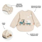 Bavoirs à manches avec poche - Tiny Farm P'tits Loups Shop