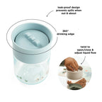 Tasse d'apprentissage 360 °- Tiny farm bleu P'tits Loups Shop