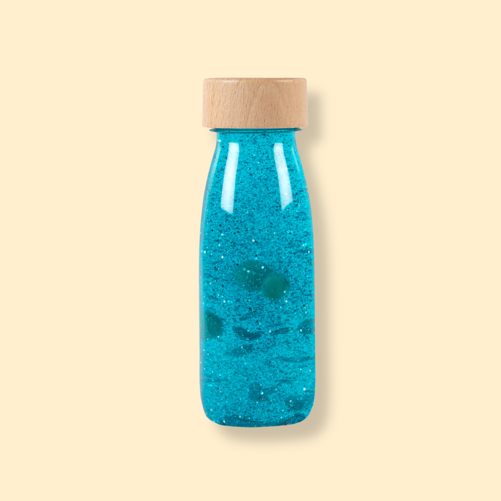 Bouteille sensorielle - Turquoise P'tits Loups Shop