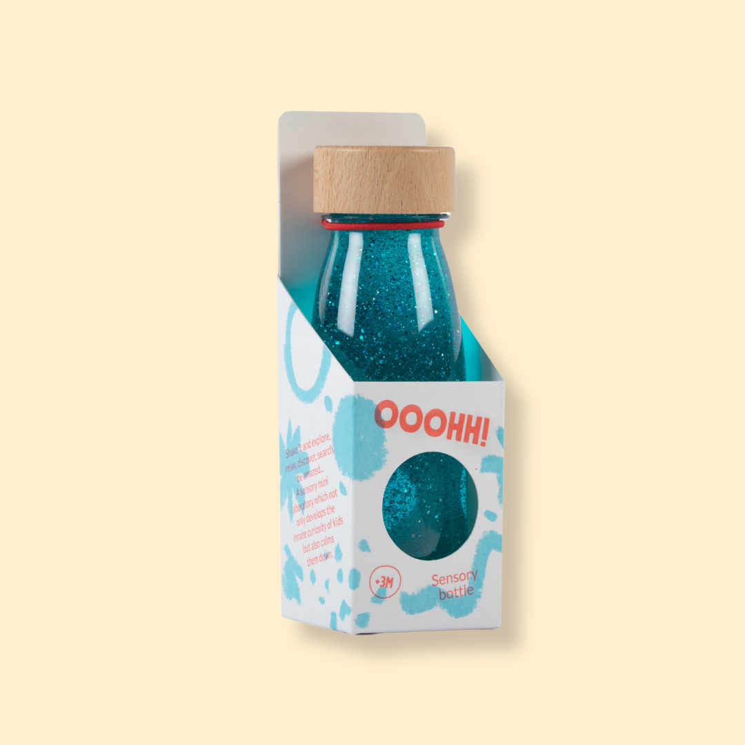 Bouteille sensorielle - Turquoise P'tits Loups Shop