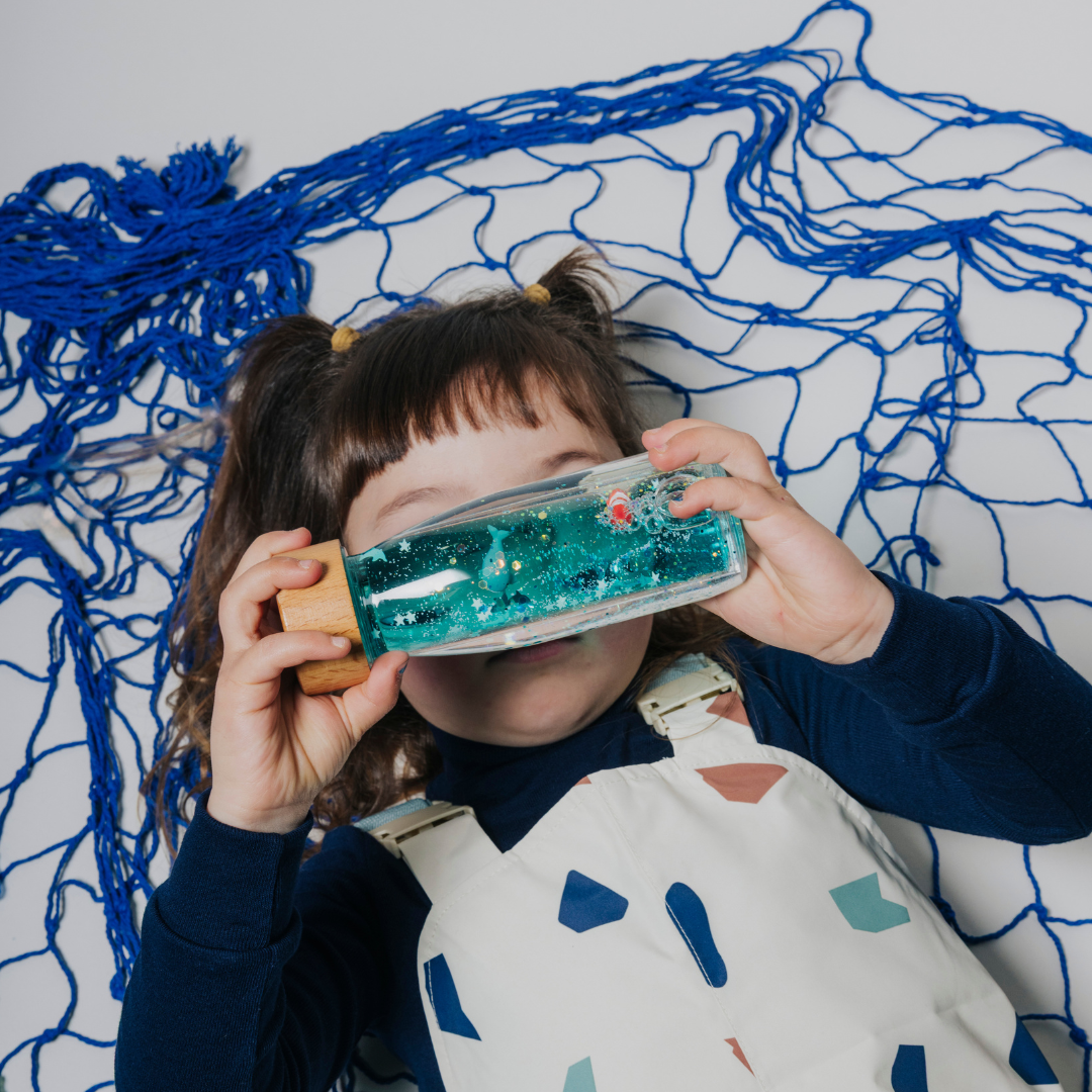 Bouteille sensorielle - Baleine P'tits Loups Shop