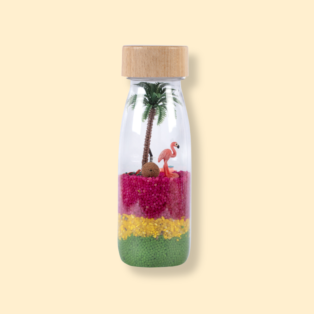Bouteille sensorielle - Flamant rose P'tits Loups Shop
