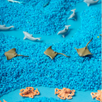 Bouteille sensorielle - Mer P'tits Loups Shop