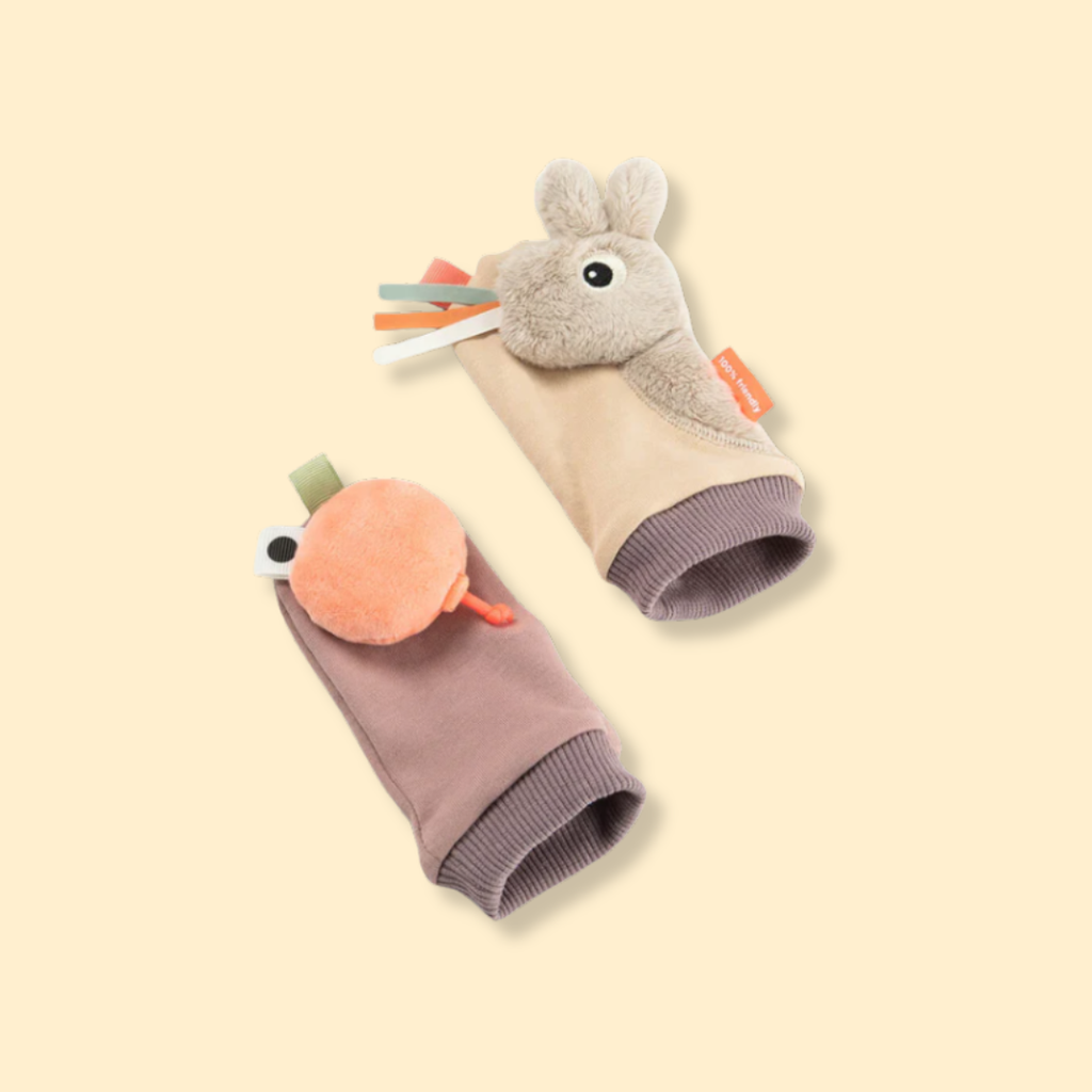 Chaussettes à hochet - Rose P'tits Loups Shop