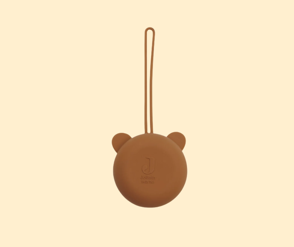 Etui à tétine - caramel P'tits Loups Shop