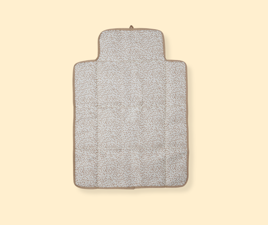 Tapis à langer nomade boucle - biscuit P'tits Loups Shop