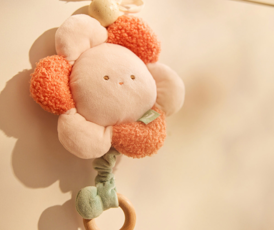 Peluche musicale fleur - Pretty Picnic P'tits Loups Shop