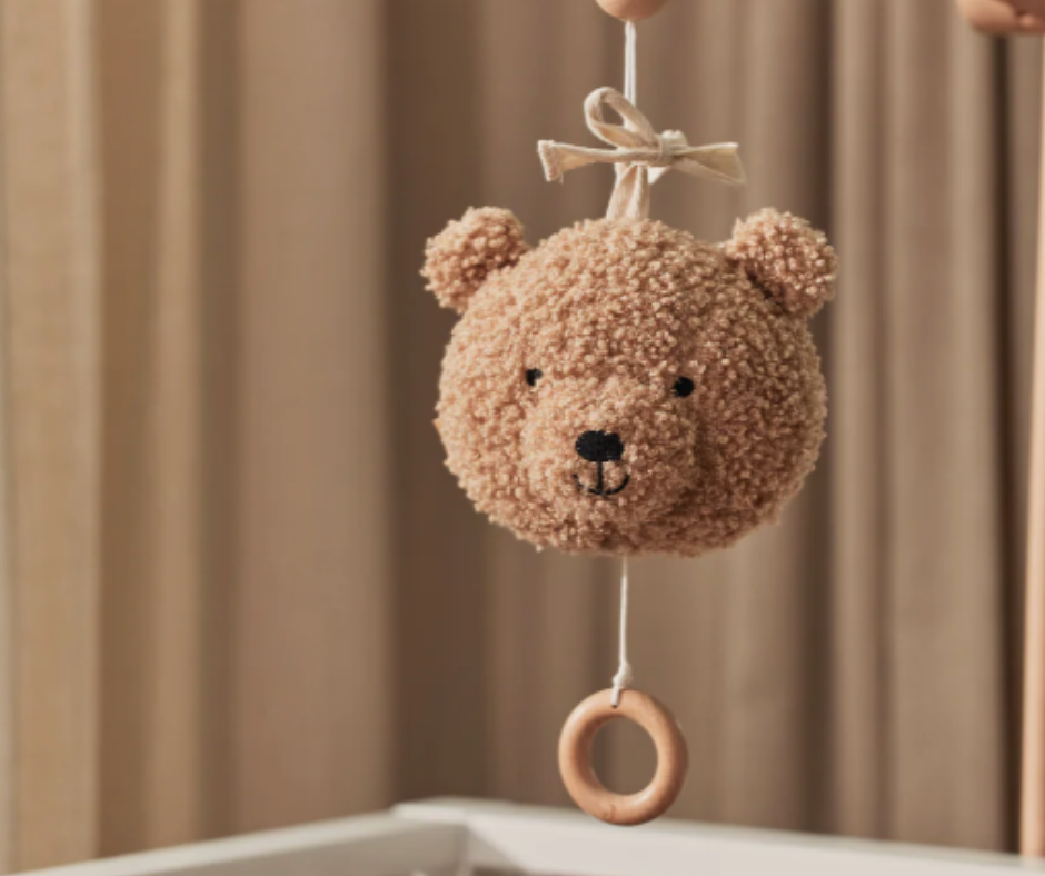 Peluche musicale Teddy Bear - biscuit P'tits Loups Shop