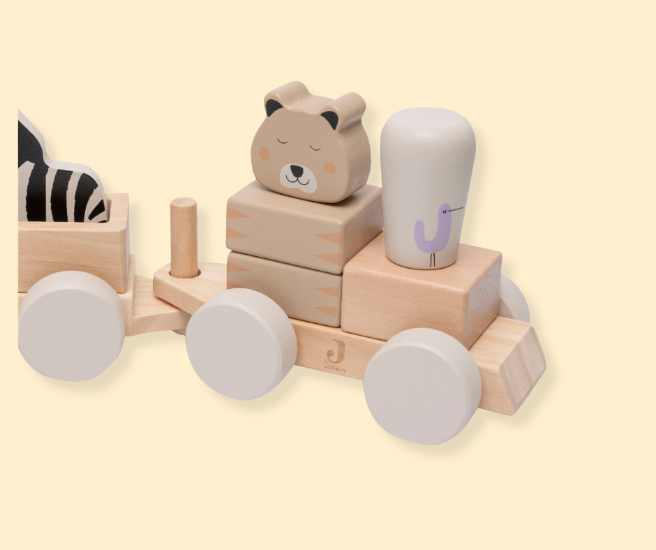 Train en bois - Jungle Jumbo P'tits Loups Shop