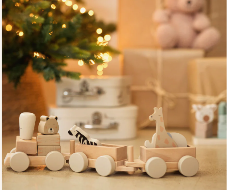 Train en bois - Jungle Jumbo P'tits Loups Shop