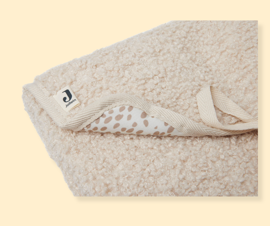 Tapis à langer nomade boucle - naturel P'tits Loups Shop