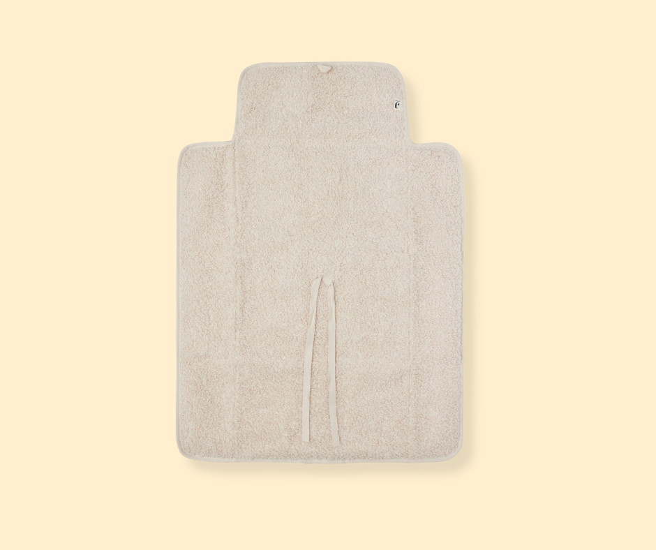 Tapis à langer nomade boucle - naturel P'tits Loups Shop