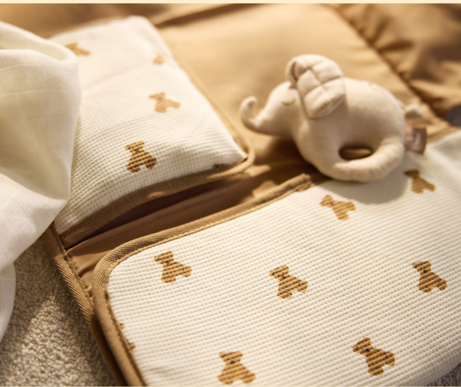 Tapis à langer nomade - Teddy Bear P'tits Loups Shop