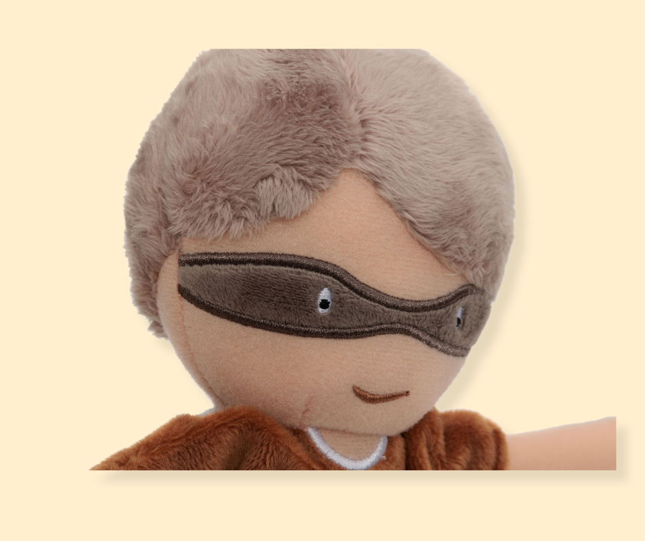 Peluche Super héro - Dave P'tits Loups Shop