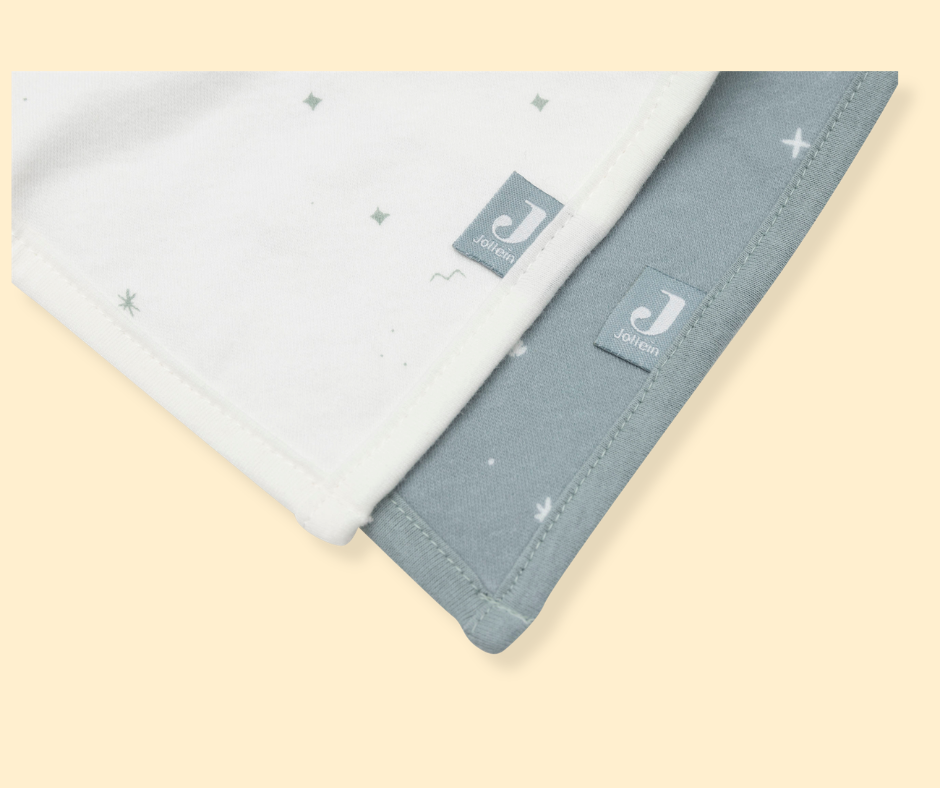 Lot de 2 bavoirs bandana - see green P'tits Loups Shop