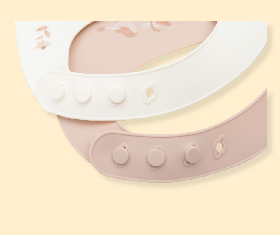 Lot de 2 bavoir en silicone - Lovely Birds P'tits Loups Shop