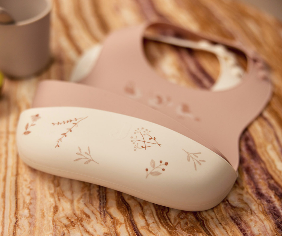 Lot de 2 bavoir en silicone - Lovely Birds P'tits Loups Shop