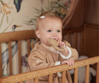 Anneau de dentition Teddy Bear - biscuit P'tits Loups Shop