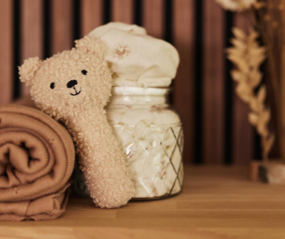 Hochet Teddy Bear - naturel P'tits Loups Shop