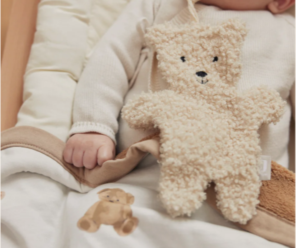 Attache tétine Teddy Bear - naturel P'tits Loups Shop