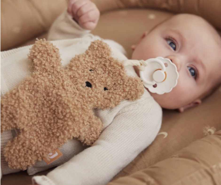 Attache tétine Teddy Bear - biscuit P'tits Loups Shop
