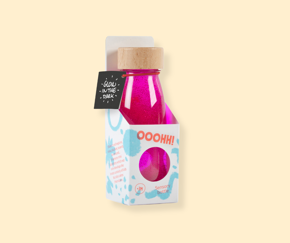 Bouteille sensorielle - Fluo rose P'tits Loups Shop