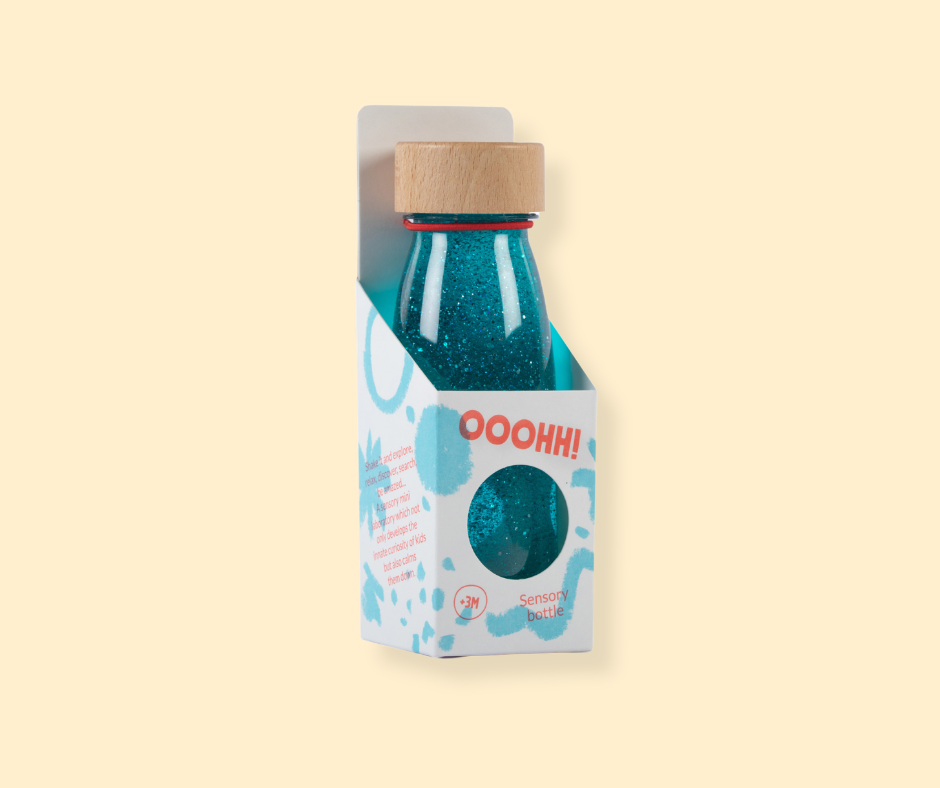 Bouteille sensorielle - Turquoise P'tits Loups Shop