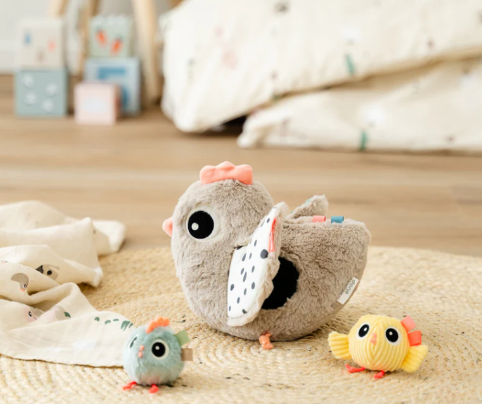 Jouet d'activités cache-cache - Poule P'tits Loups Shop