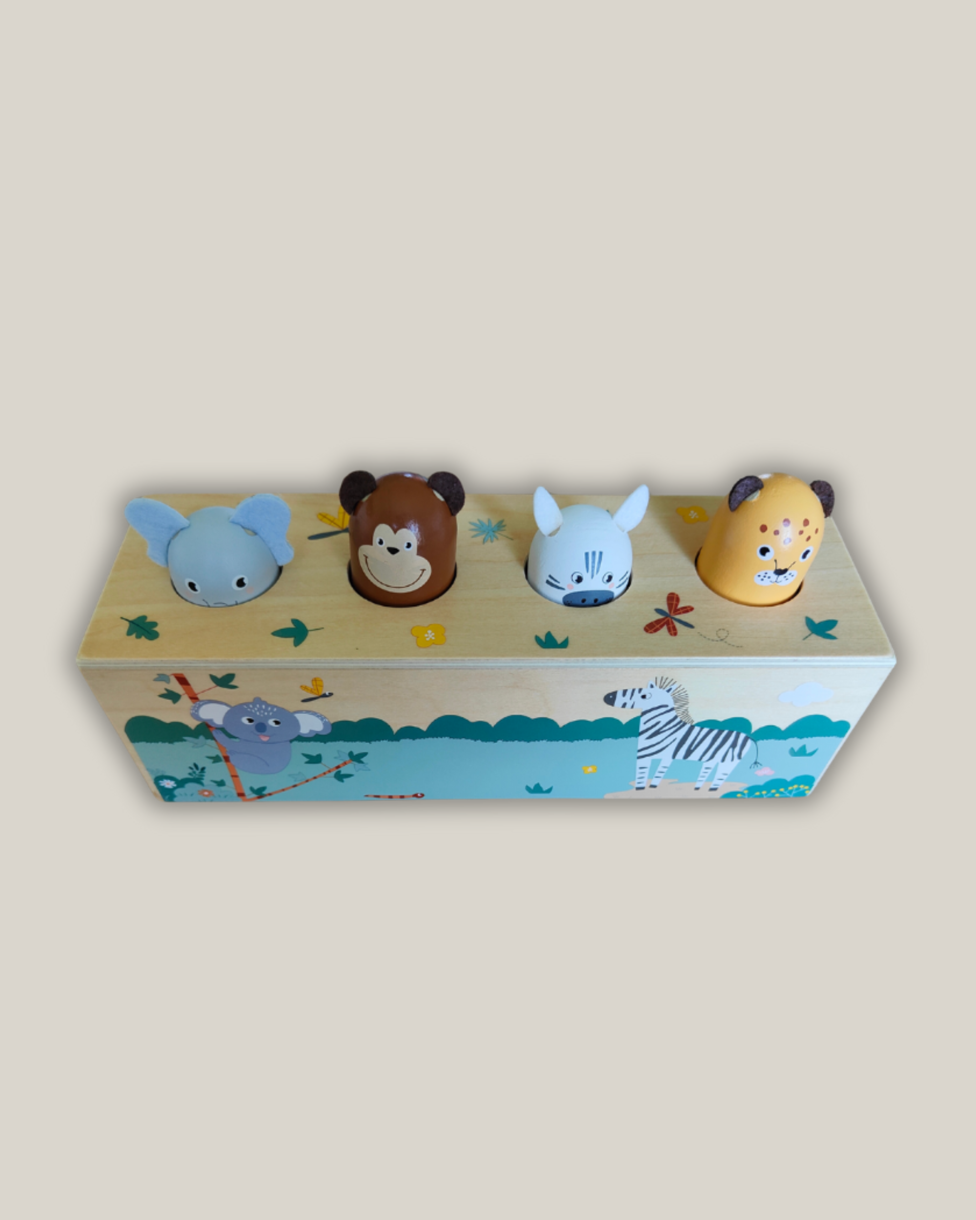 Jeu à pression Cris d'animaux - Safari P'tits Loups Shop