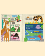 Petit journal en tissu- Animaux du Safari P'tits Loups Shop