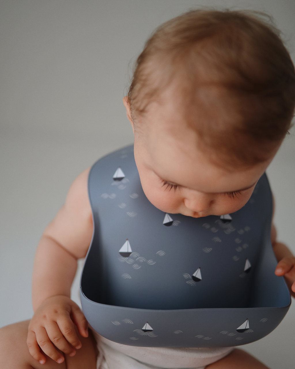 Bavoir en silicone - Bateaux P'tits Loups Shop