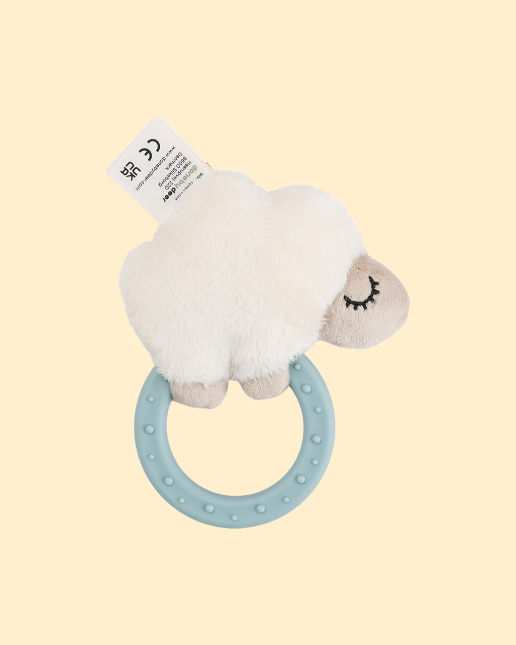 Hochet avec anneau de dentition - Sheepy P'tits Loups Shop