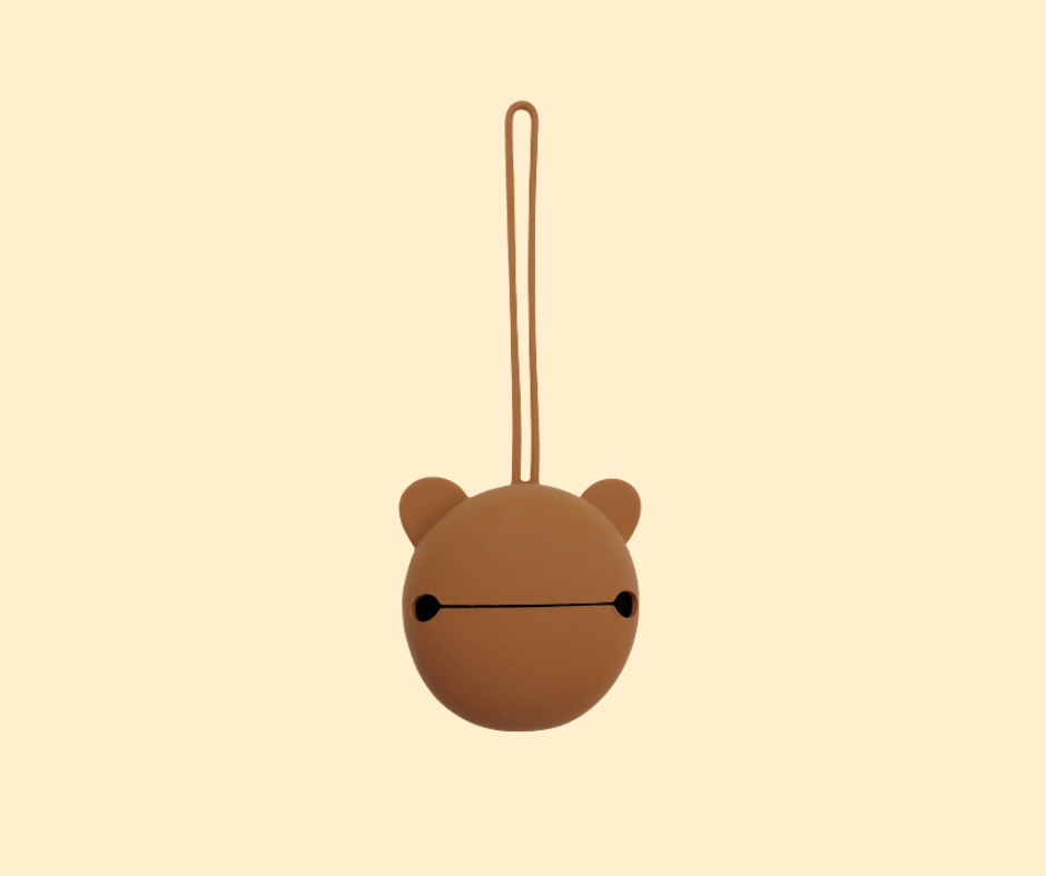 Etui à tétine - caramel P'tits Loups Shop