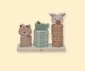 Tour d'empilage en bois - Jungle Jumbo P'tits Loups Shop