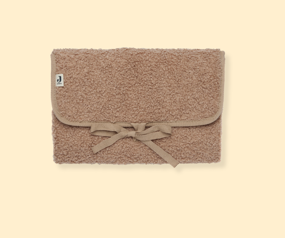 Tapis à langer nomade boucle - biscuit P'tits Loups Shop