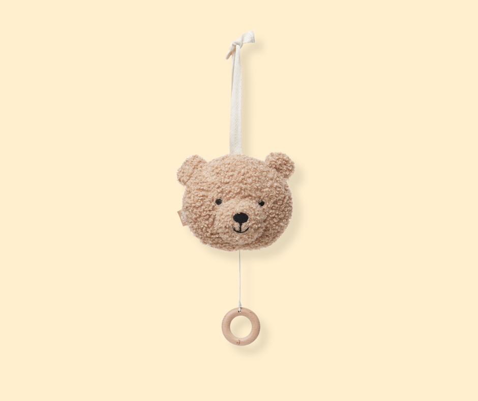 Peluche musicale Teddy Bear - biscuit P'tits Loups Shop