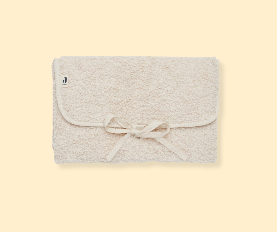 Tapis à langer nomade boucle - naturel P'tits Loups Shop
