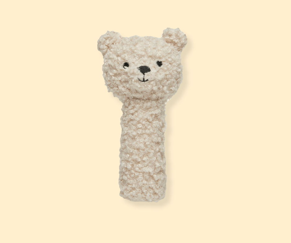 Hochet Teddy Bear - naturel P'tits Loups Shop