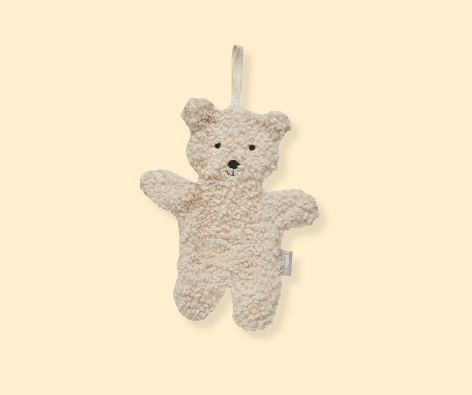 Attache tétine Teddy Bear - naturel P'tits Loups Shop