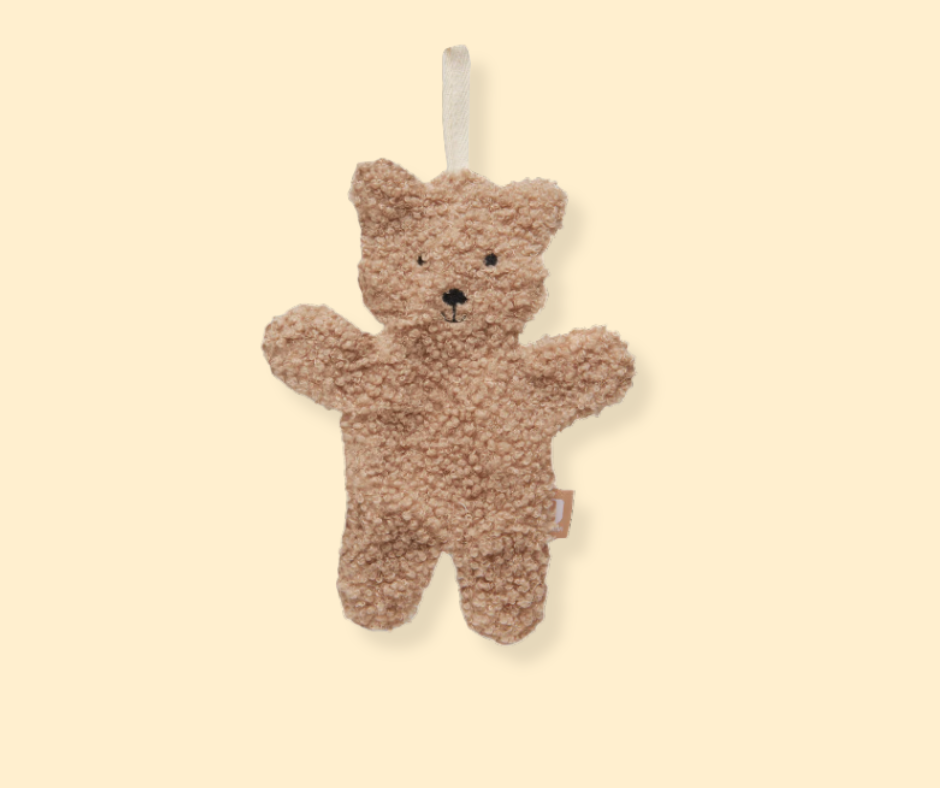Attache tétine Teddy Bear - biscuit P'tits Loups Shop