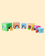 Cubes à empiler-Animaux P'tits Loups Shop