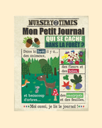Petit journal en tissu- Qui se cache dans la forêt? P'tits Loups Shop