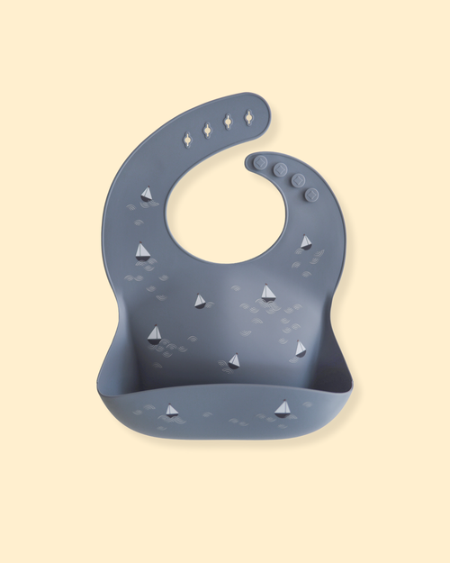 Bavoir en silicone - Bateaux P'tits Loups Shop