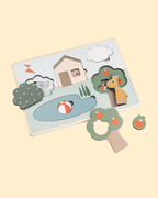 Puzzle encastrable - Tiny farm P'tits Loups Shop