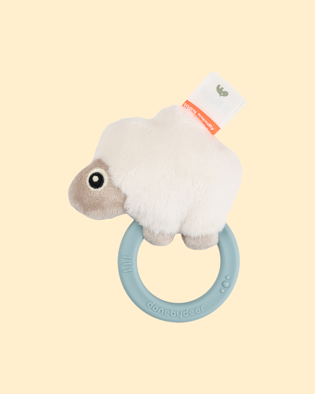 Hochet avec anneau de dentition - Sheepy P'tits Loups Shop