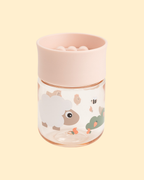 Tasse d'apprentissage 360 °- Tiny farm rose P'tits Loups Shop