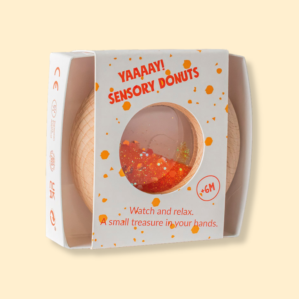 Donut sensoriel calme - orange P'tits Loups Shop