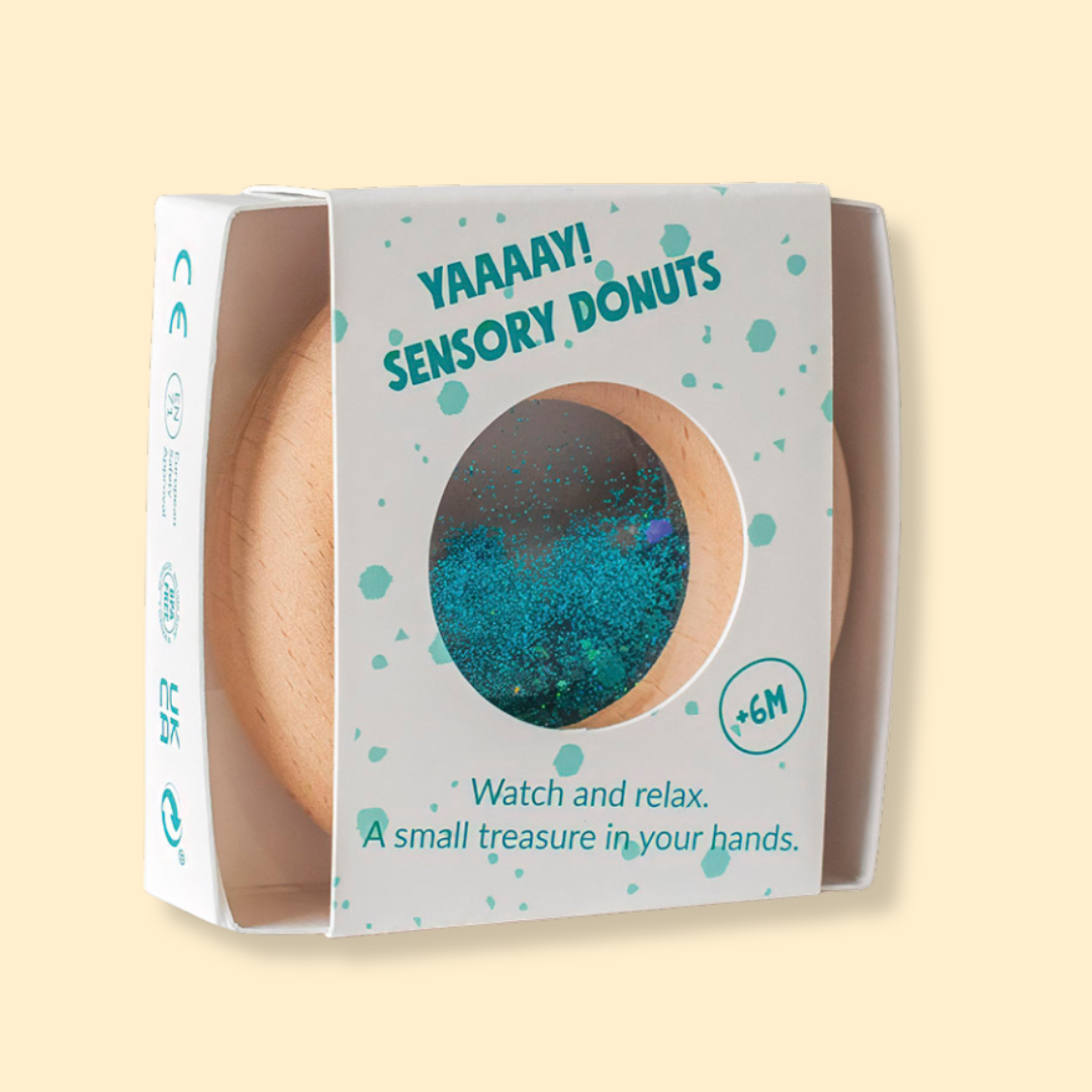 Donut sensoriel calme - Turquoise P'tits Loups Shop