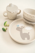 Coffret repas à ventouse - Lalee sable P'tits Loups Shop